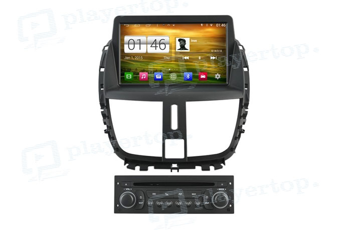 Autoradio GPS Android Peugeot 207